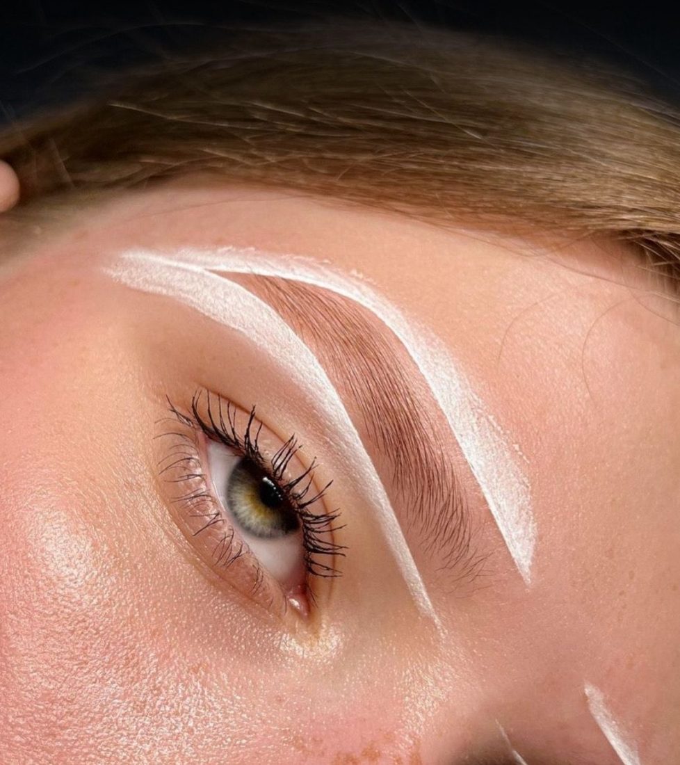 Brow mapping close-up