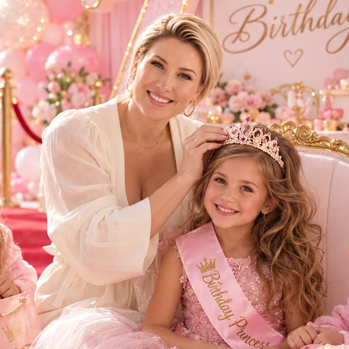 Crowning the Birthday Princess